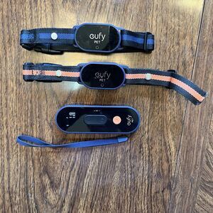 Eufy Pet Training Collars(2) FOR LARGE AND MEDIUM DOGS T7250 - BLUE/BLACK